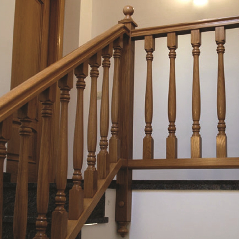 escaleras de madera moderna